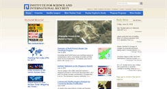 Desktop Screenshot of isis-online.org